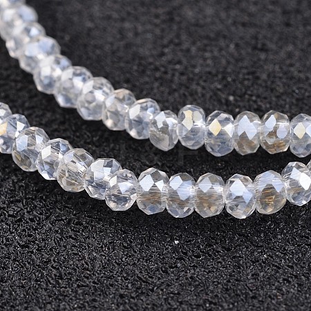 Electroplate Glass Beads Strands EGLA-P018-1mm-AB01-1