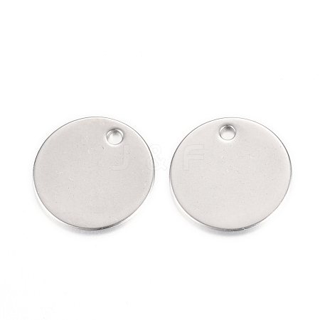 304 Stainless Steel Stamping Blank Tag Pendants X-STAS-S058-14-1