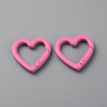 Zinc Alloy Spring Gate Rings AJEW-WH0471-106C-1