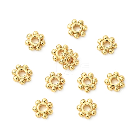 SHEGRACE Brass Spacer Beads XGRQ1H712-334G-1