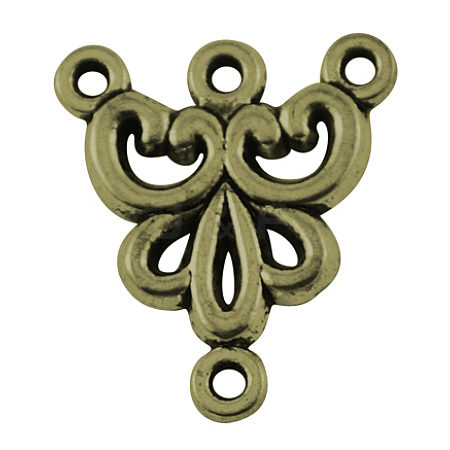 Tibetan Style Chandelier Components X-TIBEP-00428-AB-FF-1