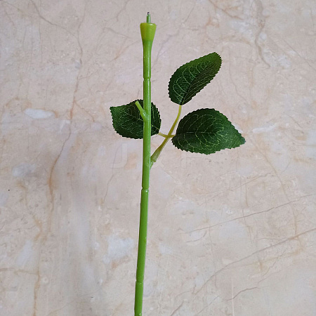 Plastic Leaf Poles AJEW-WH0542-043A-1