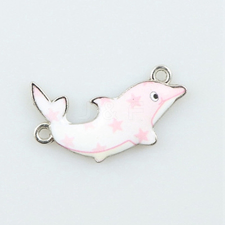 Alloy Enamel Connector Charms ENAM-TAC0010-04I-1