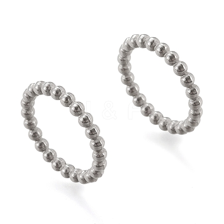 Tarnish Resistant 304 Stainless Steel Linking Rings LS-STAS-L224-055A-P-1