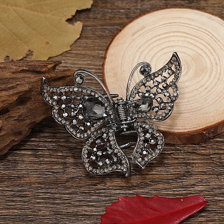 Alloy Rhinestone Claw Hair Clips PW-WG99274-03-1