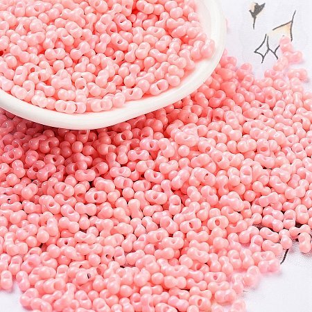 Baking Paint Glass Seed Beads SEED-A033-05M-1