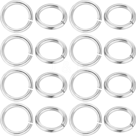 Beebeecraft 50Pcs 925 Sterling Silver Open Jump Rings STER-BBC0006-18B-1