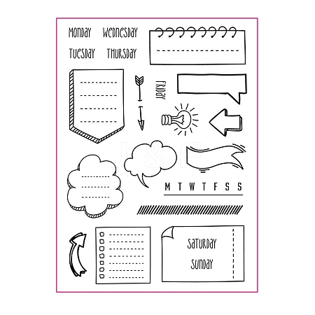 Clear TPR Stamps PW-WG912A7-01-1