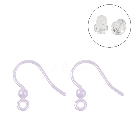 Hypoallergenic Bioceramics Zirconia Ceramic Earring Hooks EJEW-C111-09C-1