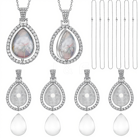 DIY Necklace Making Kits DIY-SP0006-89D-1