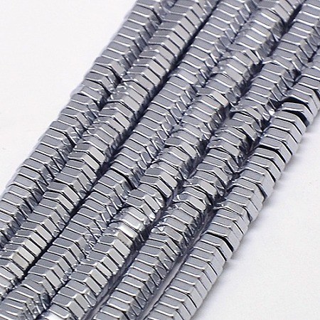 Electroplate Non-magnetic Synthetic Hematite Beads Strands G-J165-2mm-08-1