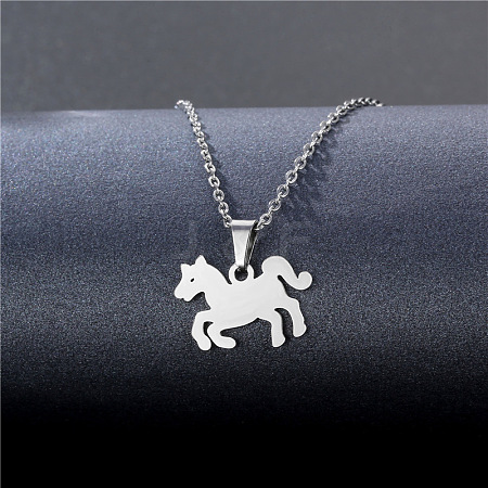 Stainless Steel Pendants Necklaces PW-WG456C5-01-1