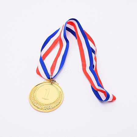 Zinc Alloy Medals NJEW-WH0007-03A-1