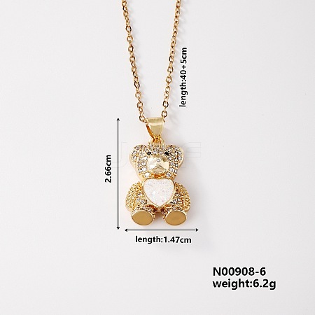 Brass Cute Pendant Necklaces for Women RS8490-3-1