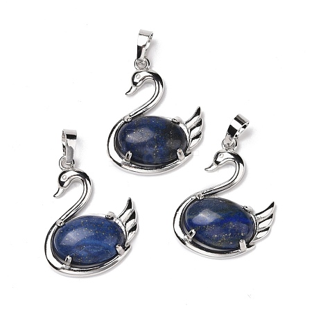 Natural Lapis Lazuli Pendants G-M385-04P-B-1