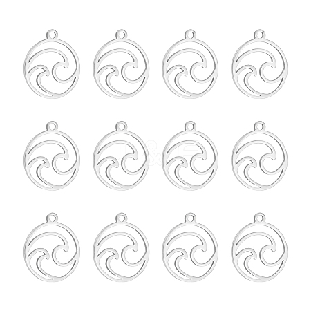 Unicraftale 201 Stainless Steel Charms STAS-UN0055-18-1