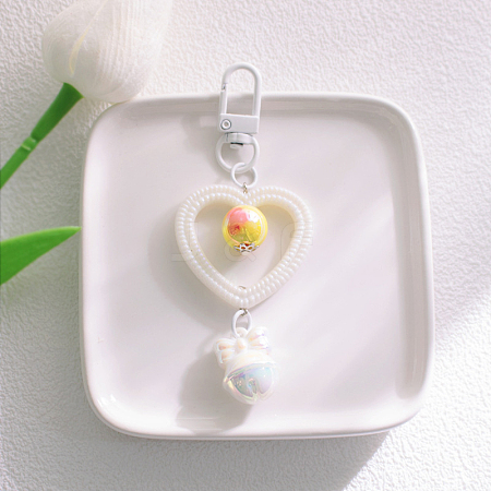 Acrylic Hollow Heart Pendant Decorations PW-WG8E4DD-01-1