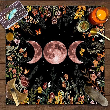 Polyester Tarot Tablecloth for Divination PW-WG53080-07-1
