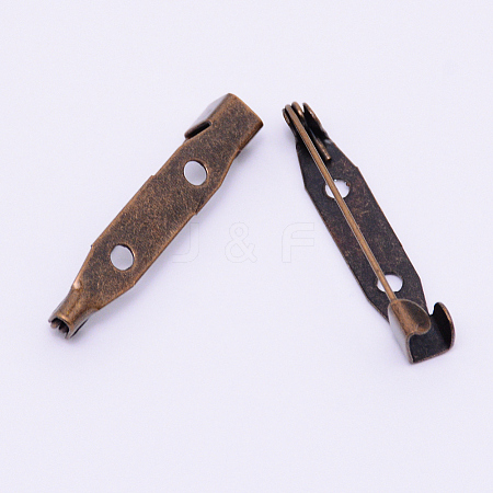 Iron Brooch Findings IFIN-WH0055-01B-AB-1