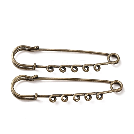 304 Stainless Steel Safety Pins Brooch Findings SA-CBA4160-04E-AB-1