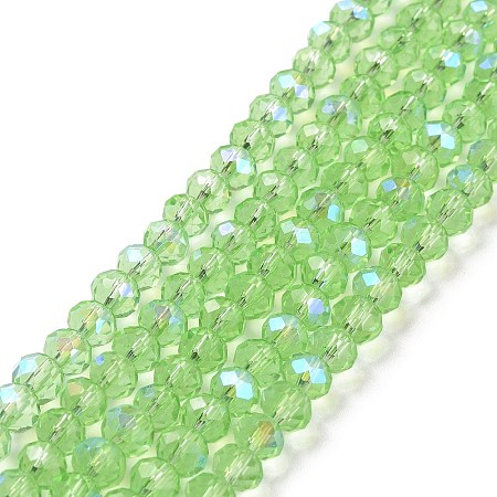 Electroplate Glass Beads Strands EGLA-A044-T6mm-L09-1