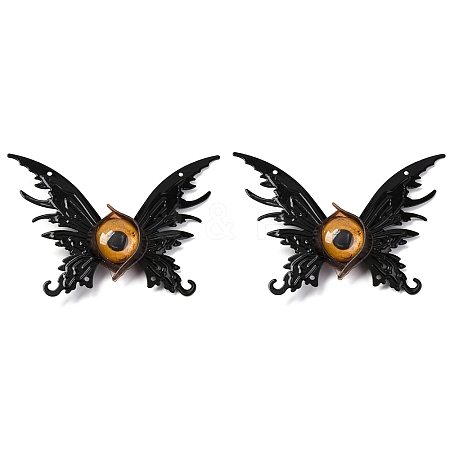 Butterfly with Eye Plastic Alligator Hair Clips PHAR-M015-04-1