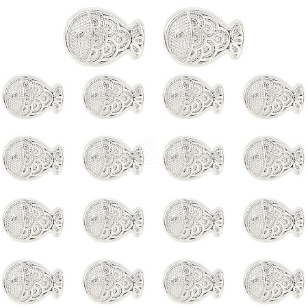 40Pcs Alloy Beads FIND-YW0010-41S-1