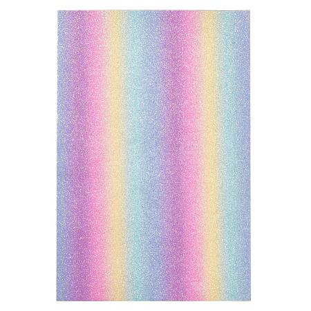 Stripe Pattern PU Leather Fabric AJEW-WH0149B-06-1