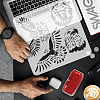 PET Hollow Out Drawing Painting Stencils DIY-WH0391-0937-3