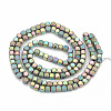 Electroplate Non-magnetic Synthetic Hematite Beads Strands G-N0318-40-F-2