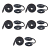 10Pcs Stainless Steel Spiral Pad Cuff Earrings EJEW-HS0001-03EB-1