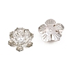 30Pcs 3Style 5-Petal Iron Bead Caps IFIN-CC0001-04-2