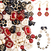100Pcs 14 Styles Transparent Acrylic Beads OACR-SC0003-07-1