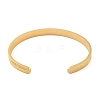 Boy Girl Stainless Steel Open Cuff Bangles for Women LS-BJEW-G708-01C-G-3