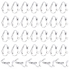 Unicraftale 50Pcs 304 Stainless Steel Clip-on Earrings Findings STAS-UN0041-08-1