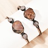 Natural Mxed Gemstone Cuff Bangles G-B149-16R-2