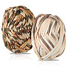 2 Skeins 2 Styles Polyester Cloth Yarn OCOR-TA0003-72-1