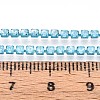 Iron Rhinestone Cup Chains CH-T006-05B-03-3