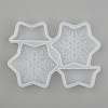Christmas Snowflake Straw Topper Silicone Molds Decoration X-DIY-J003-13-3