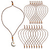 Adjustable Waxed Polyester Cord Necklace Making NJEW-TAC0028-1