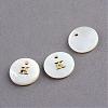 Freshwater Shell Pendants SSHEL-S249-K-2