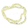 Transparent Electroplate Glass Beads Strands EGLA-I017-02-FR01-2