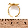 304 Stainless Steel Adjustable Cuff Rings for Women LS-RJEW-B126-05G-02-5
