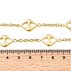 304 Stainless Steel Link Chain Necklaces for Women NJEW-G197-01G-01-5