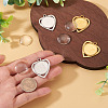 DIY Heart Pendant Making Kits STAS-TA0005-43-6