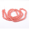 Imitation Jade Glass Beads Strands X-DGLA-S076-8mm-07-3