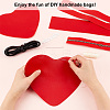 DIY Heart Coin Purse Pouch Making Kit DIY-WH0292-71-3