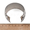 Hammered Brass Enamel Cuff Bangles BJEW-A163-05P-5