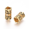 Brass Micro Pave Cubic Zirconia European Beads OPDL-L016-03A-G-2