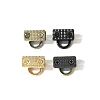 Zinc Alloy Side Clip Buckles Nail Rivet Connector Clasp PURS-PW0001-121P-2